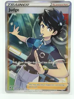 Judge - TG25/TG30 - Pokemon Silver Tempest Trainer Gallery Holo Card NM - Image 1