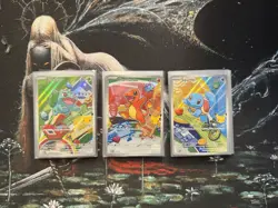 Kanto Starters First Partner Illustration Promos 30th Anniversary Pokemon NM TCG - Image 1