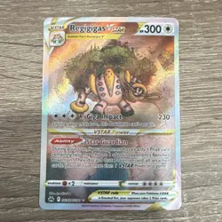 Pokemon Regigigas VSTAR GG55/GG70 Crown Zenith Ultra Rare Full Art Holo NM - Image 1