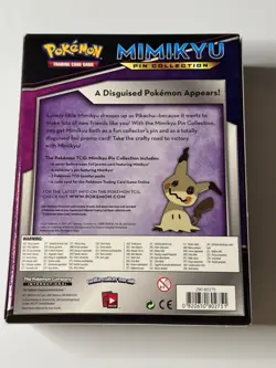 POKEMON TCG Mimikyu Premium PIN Collection Factory Sealed Box-3 Booster Packs - Image 3