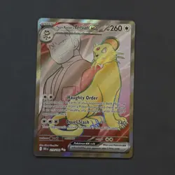 Team Rocket's Persian ex NM 219/182 Sv10: Destined Rivals Pokemon TCG Holo - Image 1