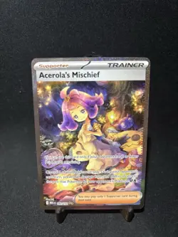 Pokemon - Acerola's Mischief SIR 183/132 - Mega Evolution #183 NM - Image 1