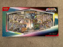 Pokemon Prismatic Evolutions Lucario & Tyranitar ex Premium Box NEW - Image 1