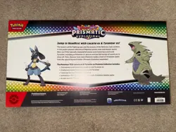Pokemon Prismatic Evolutions Lucario & Tyranitar ex Premium Box NEW - Image 2