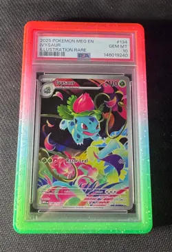 Pokemon Ivysaur 134 Mega Evolution PSA 10 GEM MINT - Image 1