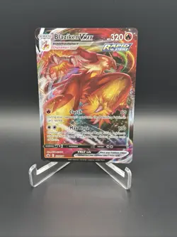 Pokemon TCG Blaziken VMAX 21/198 Full Art Sword & Shield Chilling Reign - Image 1