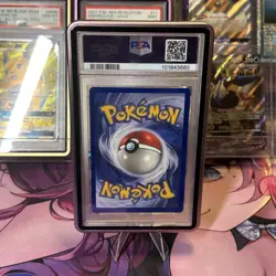 1999 Pokemon Jungle Wigglytuff Holo No Symbol Error PSA 8 - Image 2
