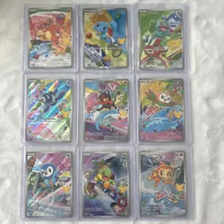 Pokemon First Partner Illustration Collection full promo set - Image 1
