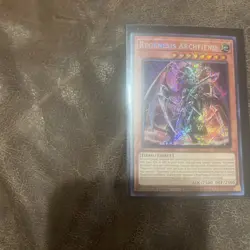 Yugioh! Regenesis Archfiend - ALIN-EN016 - Secret Rare - 1st Edition Near Mint, - Image 1