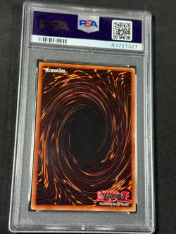 Yugioh PSA 10 Tri-Horned Dragon LOB-000 1st Edition Secret Rare WAVY - Image 4