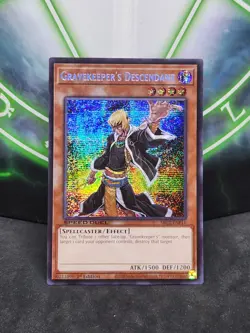 Yugioh Gravekeeper's Descendant SBC2-ENF11 Secret Rare 1st Edition NM - Image 1
