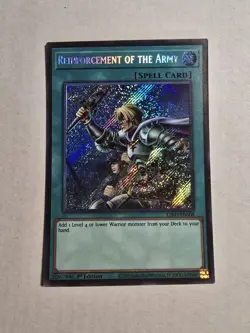 Yugioh! Reinforcement of the Army - L26D - Secret Rare - 1st Edition Near - Image 1