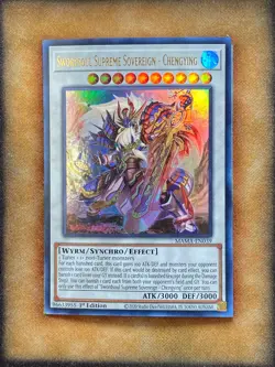Yugioh Swordsoul Supreme Sovereign - Chengying MAMA-EN039 Ultra Rare 1st Ed NM - Image 1