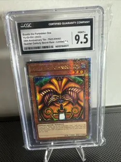2023 Yugioh Exodia the Forbidden One 25th Anniversary Tin CGC 9.5 TN23-EN002 - Image 1