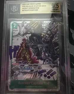 2022 Eustass"Captain"Kid SR One Piece Card Game Super Pre-Release - Image 1