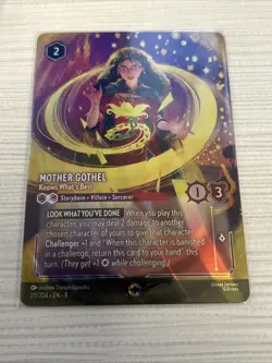 Disney Lorcana Mother Gothel - Knows What's Best Enchanted 211/204 Reign of Jafa - Image 1