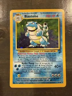 1999 Pokemon Blastoise Holo Rare 002/130 Base Set 2 WOTC Vintage Card - Image 1