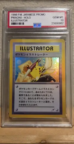 1998 Pokemon Holo Illustrator Japanese Promo Pikachu (Deco Card) - Image 1