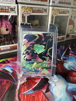 Pokemon Bulbasaur Mega Evolution Stamped Holo Illustration Rare 133/132 Card - Image 1