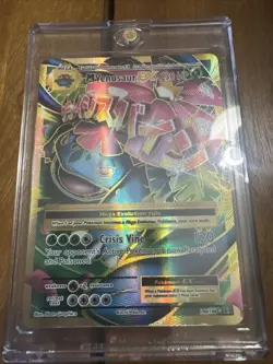 Pokemon TCG Mega-Venusaur-EX Evolutions Holo Full Art Ultra Rare Card 100/108 - Image 1