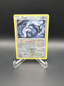 Pokemon TCG Lugia 78/124 Fates Collide Reverse Holo Rare Card Clean - Image 1