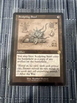 Sculpting Steel - Brother’s War - Retro Schematic - NM - MTG - Image 1