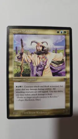 Angus Mackenzie Legends Regular Rare Magic the Gathering card. - Image 2