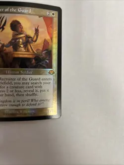 Recruiter Of The Guard Retro Frame Foil Card #395 MTG LP - Image 2