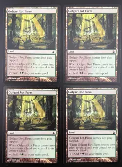 Golgari Rot Farm x4 ~ Ravnica ~ Magic the Gathering MTG Ships w/Tracking - Image 1