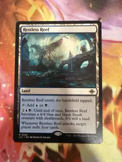 1x MTG Restless Reef - The Lost Caverns of Ixalan (LCI) #282 - Magic - Image 1