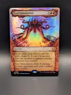 MTG - Soul Immolation - FOIL SHOWCASE - Sorcery - ECL #321 - Mythic - Image 1