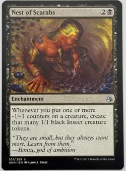 Nest of Scarabs Amonkhet REGULAR NM MTG Magic: The Gathering - Image 1