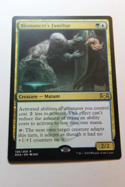 MTG Biomancer's Familiar x1- -Ravnica Allegiance-Lightly Played - Image 1