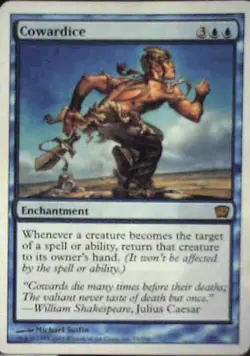 Cowardice - 9th Edition: #70, Magic: The Gathering Nm R100 - Image 1