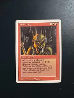 Goblin King HP x1 Revised 3rd Edition MTG 1x Magic the Gathering - Image 3