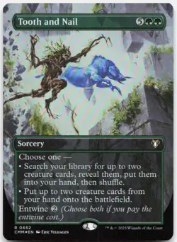 Tooth and Nail (Borderless) *Foil* CMM 652 NM - Image 1