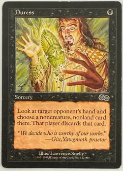 2x Duress ~ Urza's Saga ~ Lightly Played - Image 1