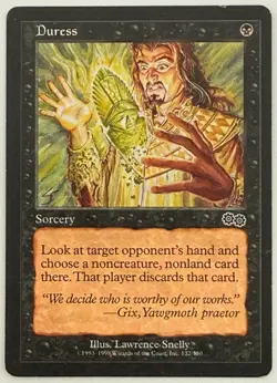 2x Duress ~ Urza's Saga ~ Lightly Played - Image 2