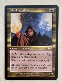 1x Meddling Mage Planeshift MTG Magic the Gathering NM - Image 1