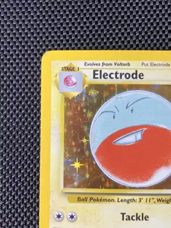 Pokemon TCG Electrode Jungle 2/64 Holo Unlimited Holo Rare Pokemon Card LP - Image 2