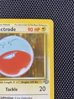 Pokemon TCG Electrode Jungle 2/64 Holo Unlimited Holo Rare Pokemon Card LP - Image 3