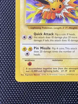 Pokemon Jolteon TCG Jungle 20/64 Regular Rare Non-Holo LP/NM - Image 5