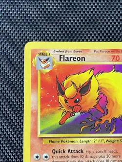 Pokemon Vintage Non-Holo Rare Flareon 19/64 Jungle WotC 1999 LP/NM - Image 2