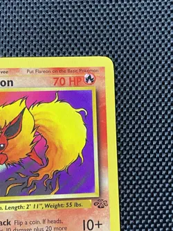 Pokemon Vintage Non-Holo Rare Flareon 19/64 Jungle WotC 1999 LP/NM - Image 3