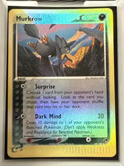 Pokemon Sandstorm Murkrow 47/100 Reverse Holo - NM - Image 1