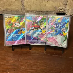 Pokemon First Partner Gen 7 Illustration Collection Series 1 Starters Set Litten - Image 1