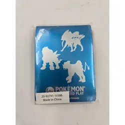 SEALED Official 2010 Organized Play POP Suicune Entei Raikou Pokemon Sleeves - Image 1