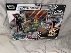 Pokemon Black Bolt & White Flare Victini Illustration Collection Box SV [SEALED] - Image 1