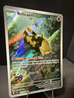 Relicanth Illustration Rare 173/162 SV05: Temporal Forces Holo Pokemon Card - Image 2