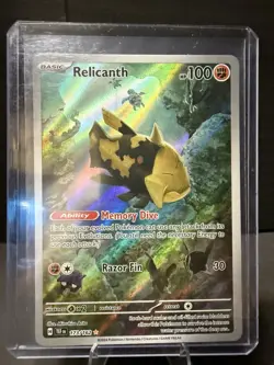 Relicanth Illustration Rare 173/162 SV05: Temporal Forces Holo Pokemon Card - Image 3